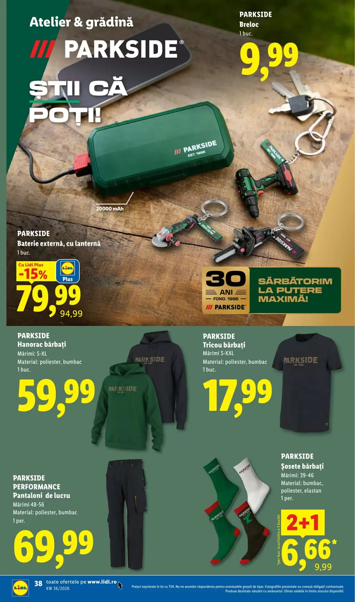 Catalogul cu oferte Lidl valabil de la 31.08.2026 - Pagina 38.