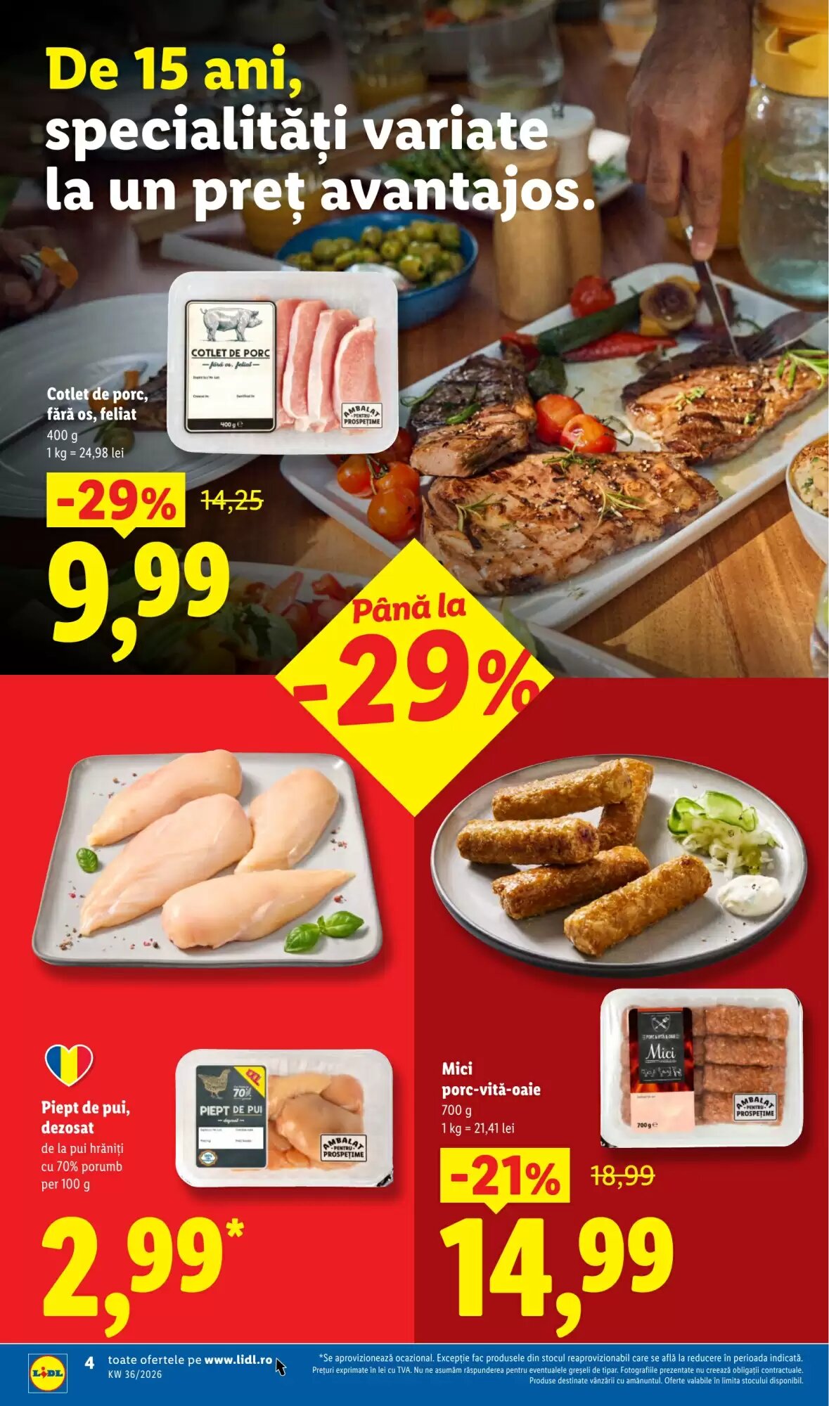 Catalogul cu oferte Lidl valabil de la 31.08.2026 - Pagina 4.