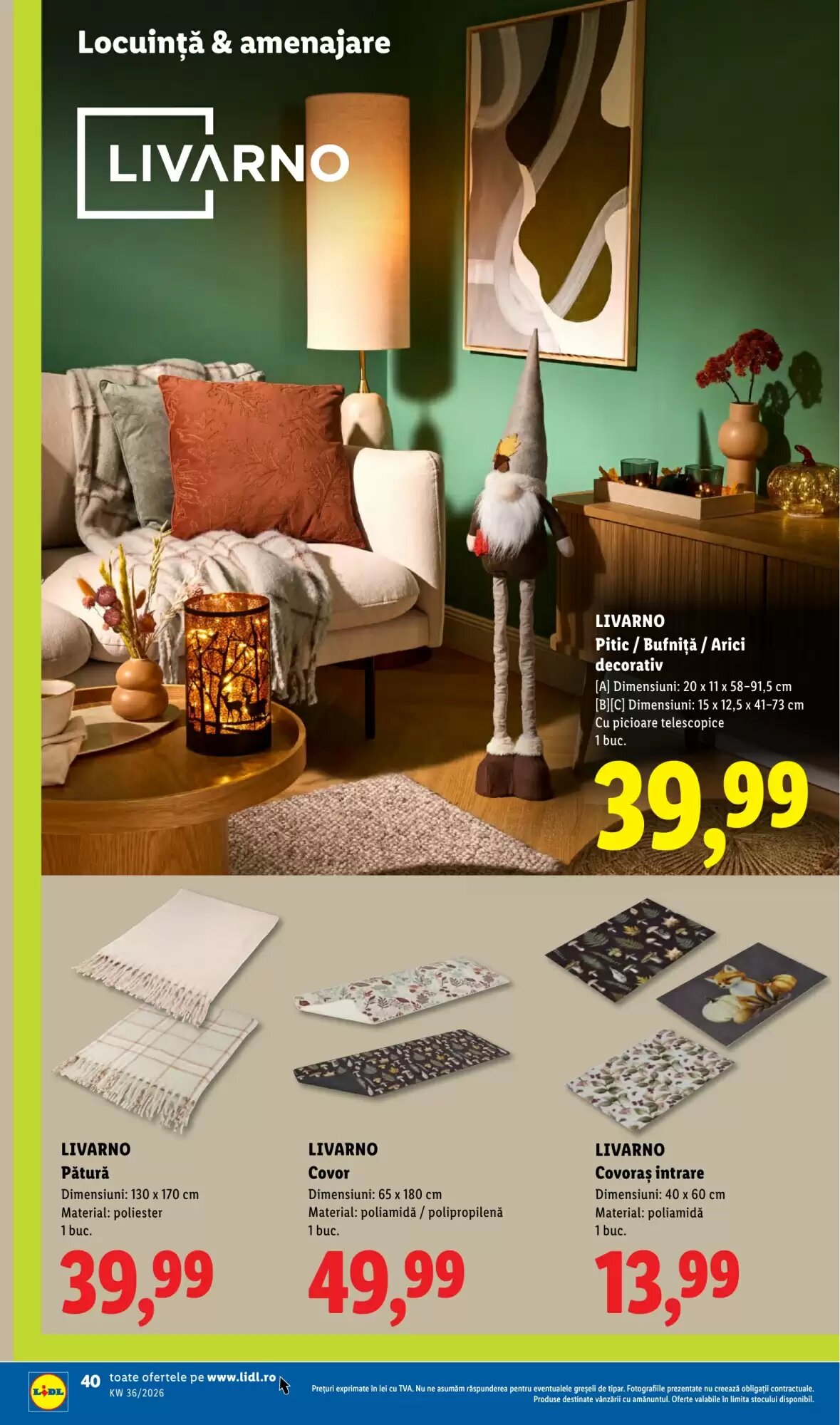 Catalogul cu oferte Lidl valabil de la 31.08.2026 - Pagina 40.