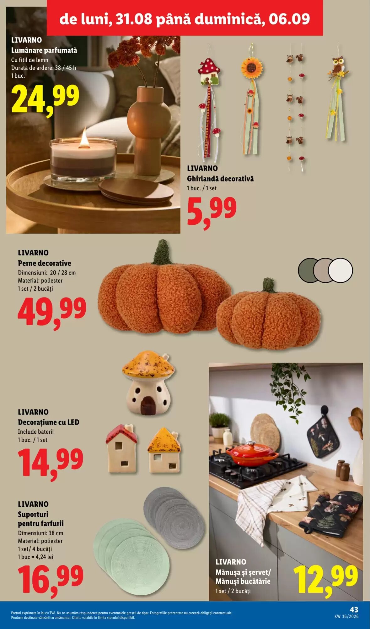 Catalogul cu oferte Lidl valabil de la 31.08.2026 - Pagina 43.