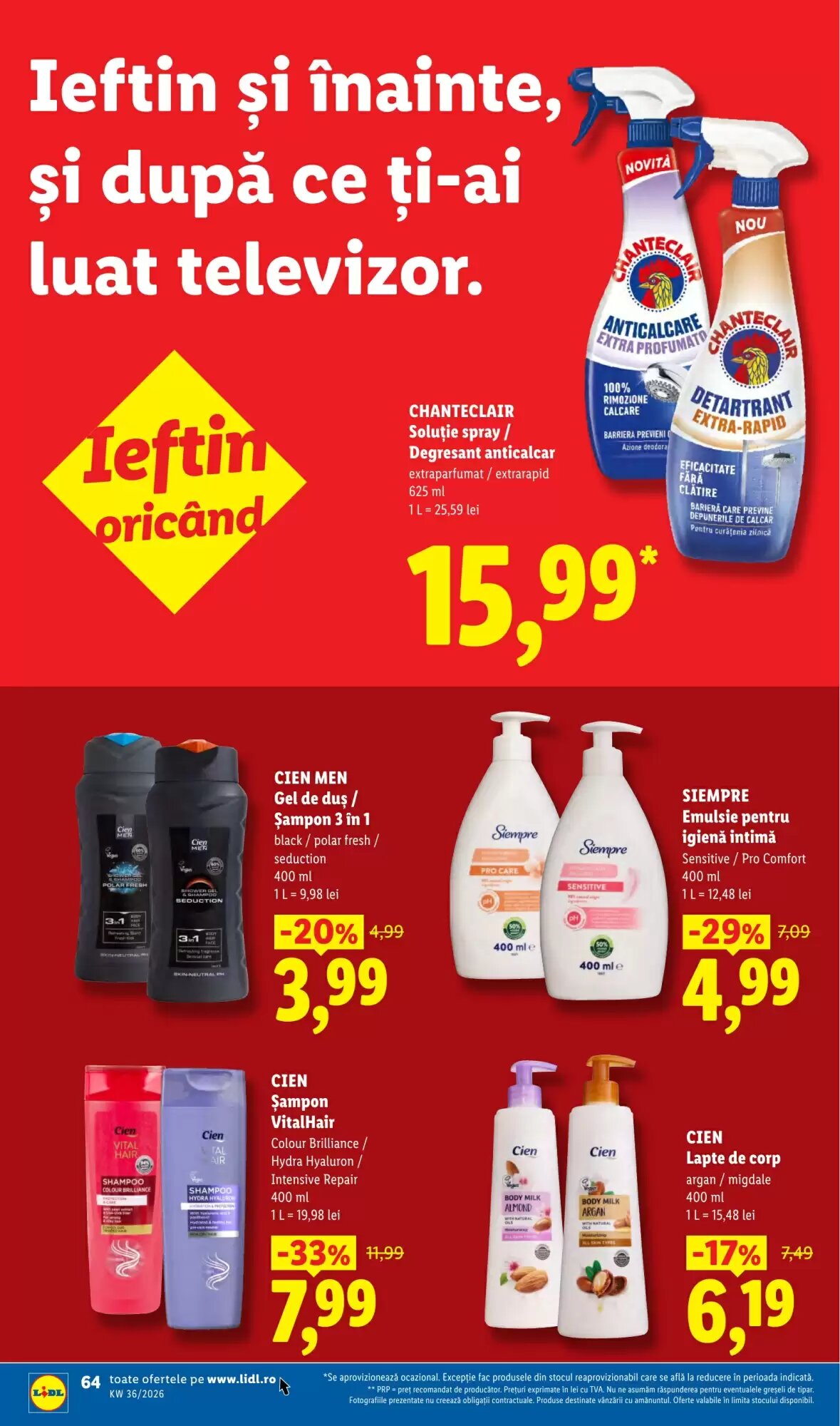 Catalogul cu oferte Lidl valabil de la 31.08.2026 - Pagina 62.