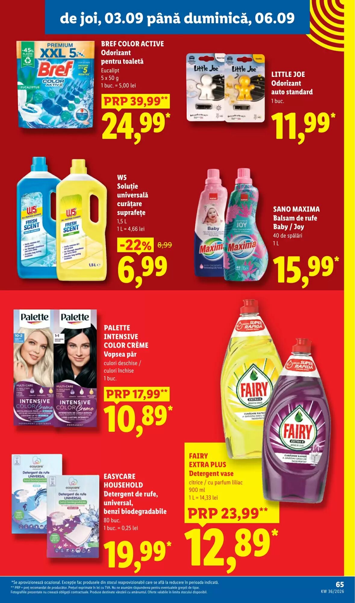 Catalogul cu oferte Lidl valabil de la 31.08.2026 - Pagina 63.