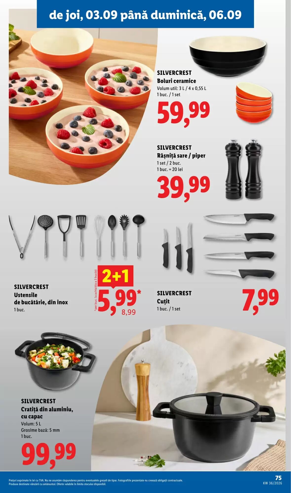 Catalogul cu oferte Lidl valabil de la 31.08.2026 - Pagina 73.