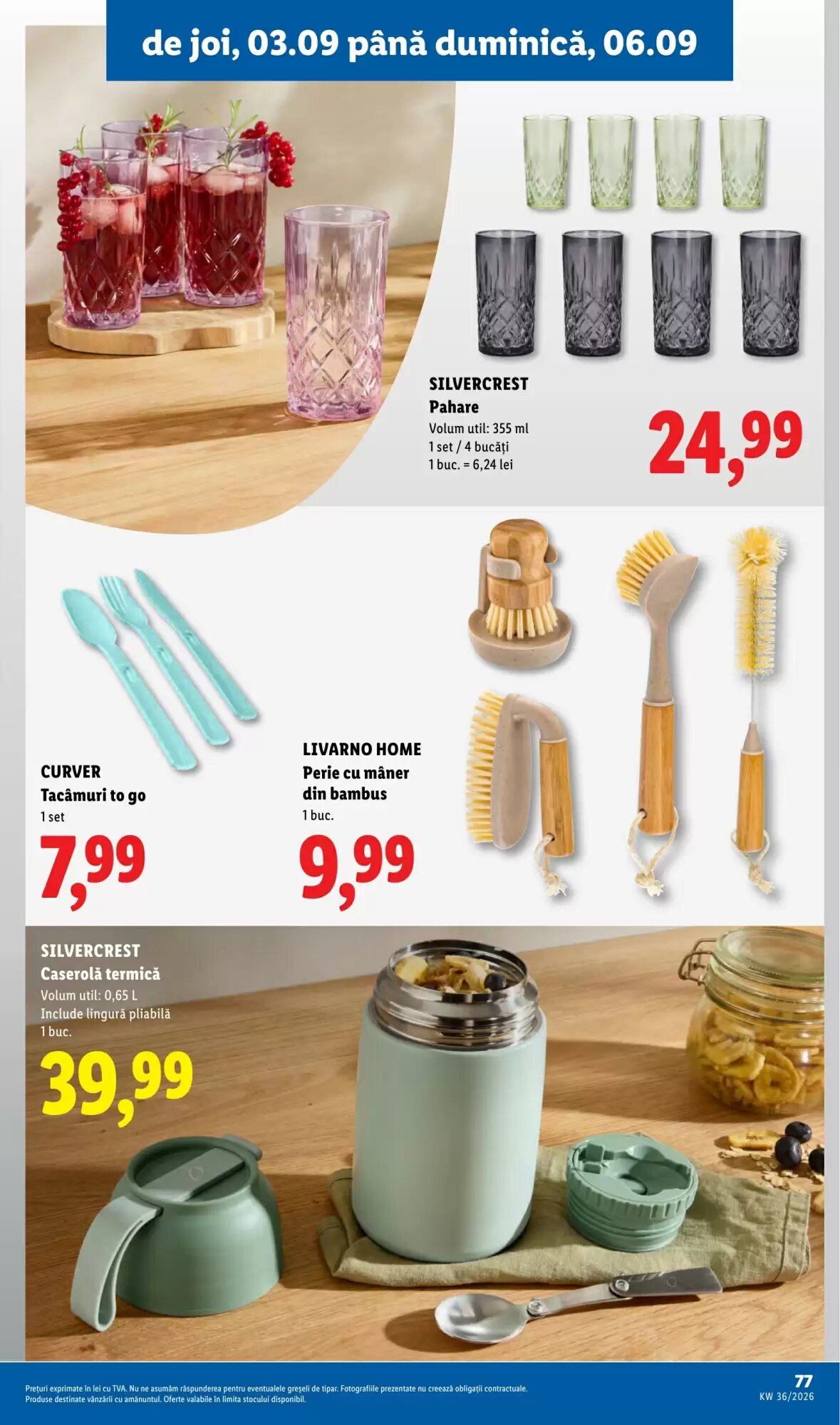 Catalogul cu oferte Lidl valabil de la 31.08.2026 - Pagina 75.