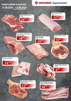 Catalogul cu oferte Unicarm valabil de la 31.08.2026