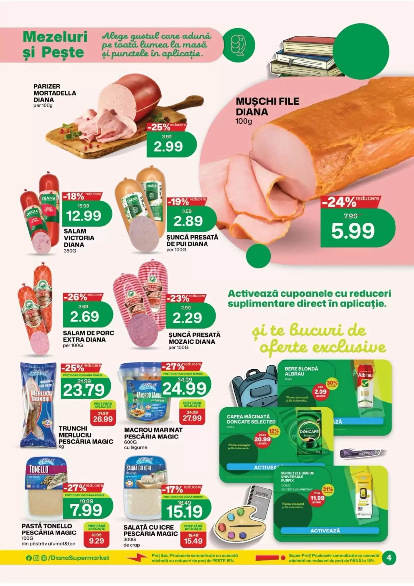 Catalogul cu oferte Diana Supermarket valabil de la 01.09.2026 - Pagina 4.