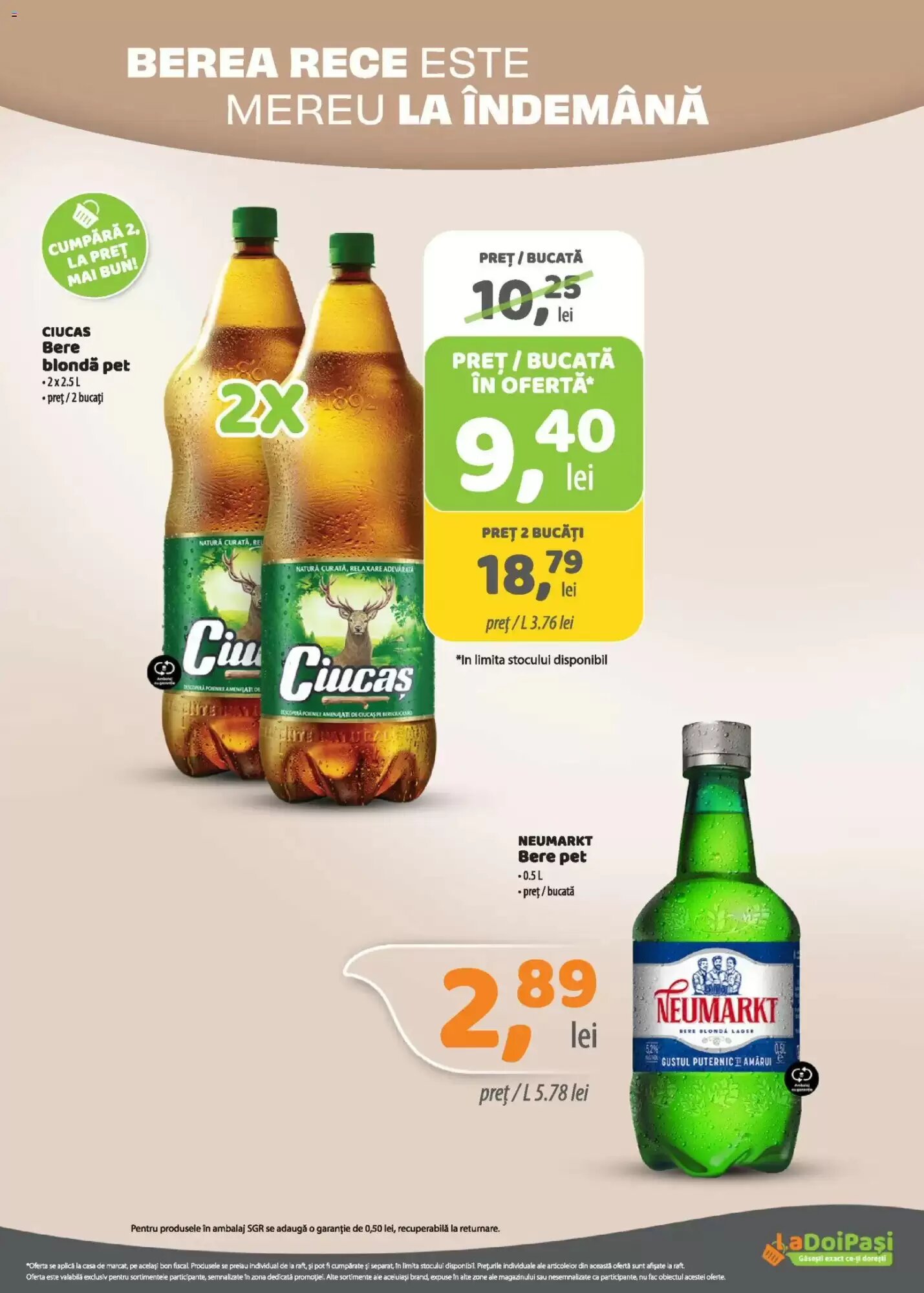 Catalogul cu oferte La Doi Pasi valabil de la 01.09.2026 - Pagina 10.