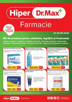 Catalogul cu oferte Dr.Max valabil de la 01.09.2026