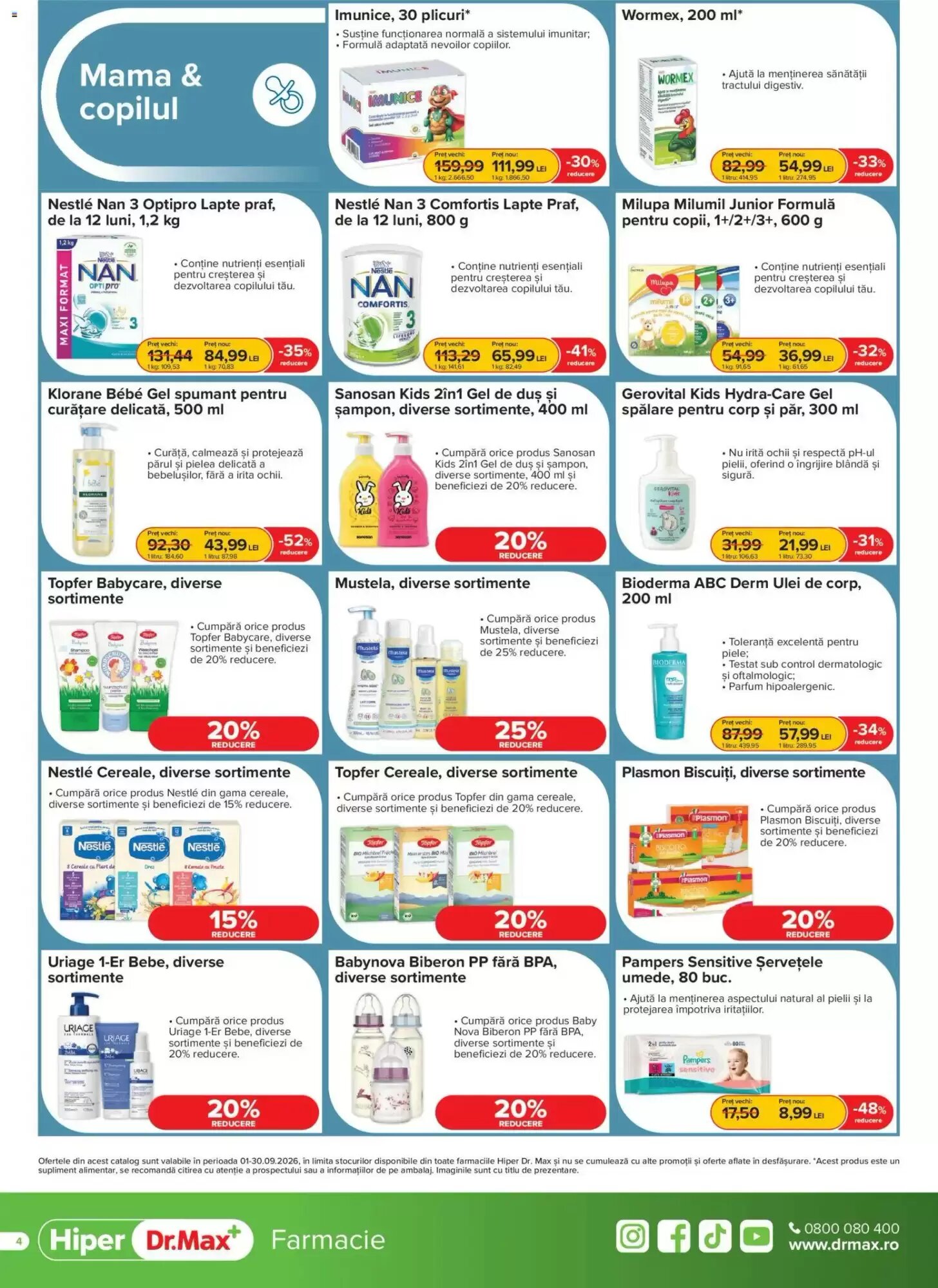 Catalogul cu oferte Dr.Max valabil de la 01.09.2026 - Pagina 4.