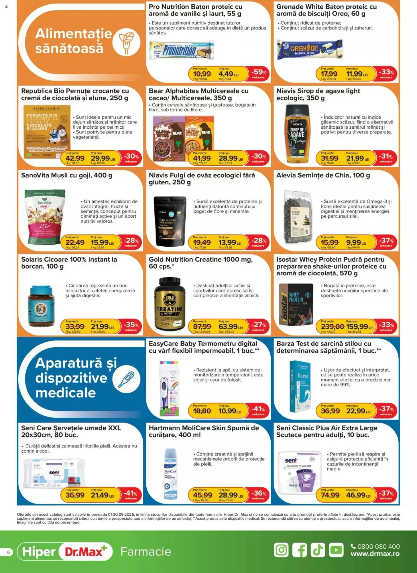 Catalogul cu oferte Dr.Max valabil de la 01.09.2026 - Pagina 6.