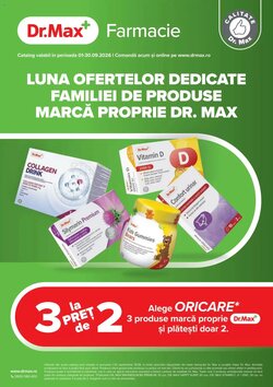 Catalogul cu oferte Dr.Max valabil de la 01.09.2026