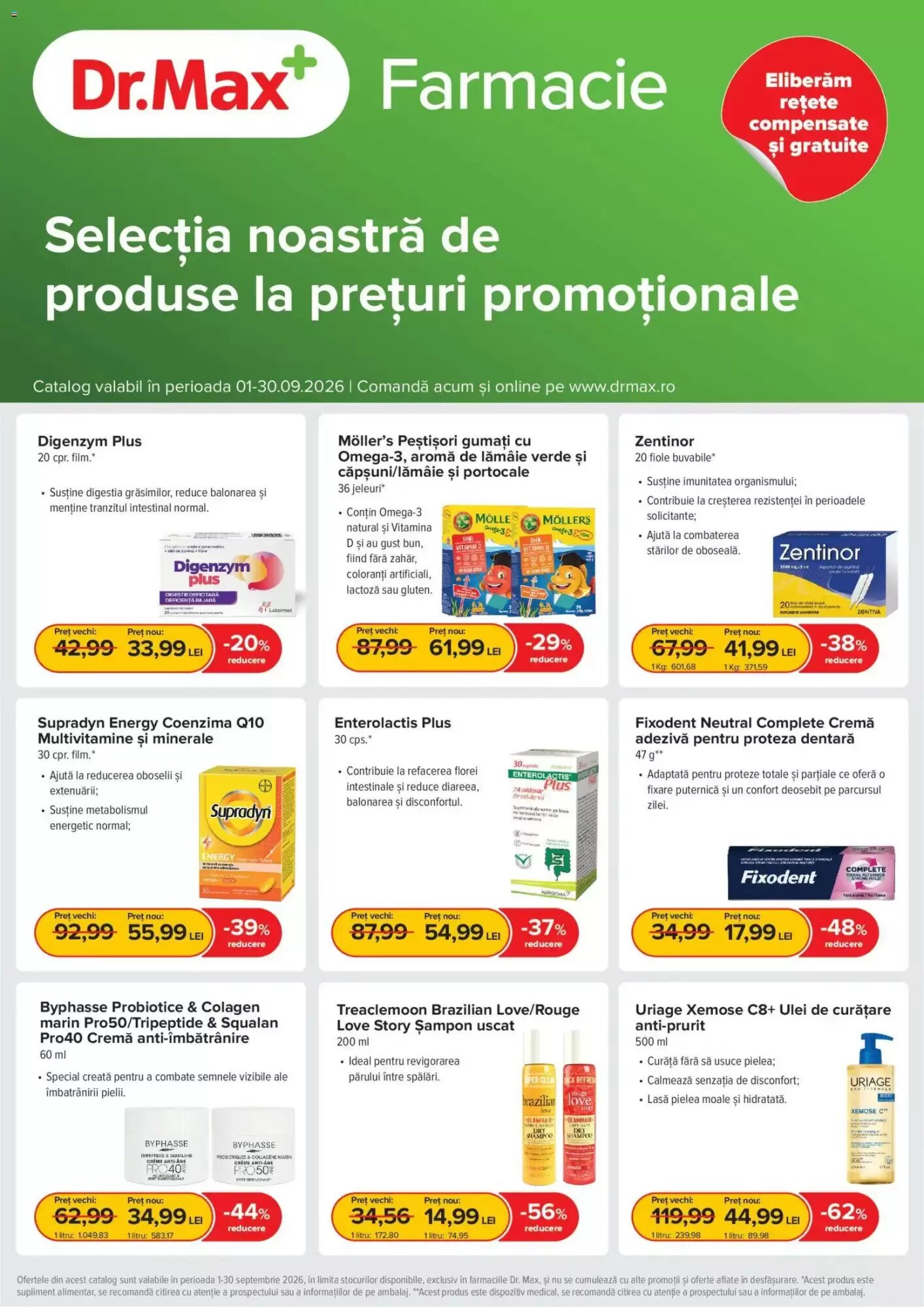 Catalogul cu oferte Dr.Max valabil de la 01.09.2026 - Pagina 1.