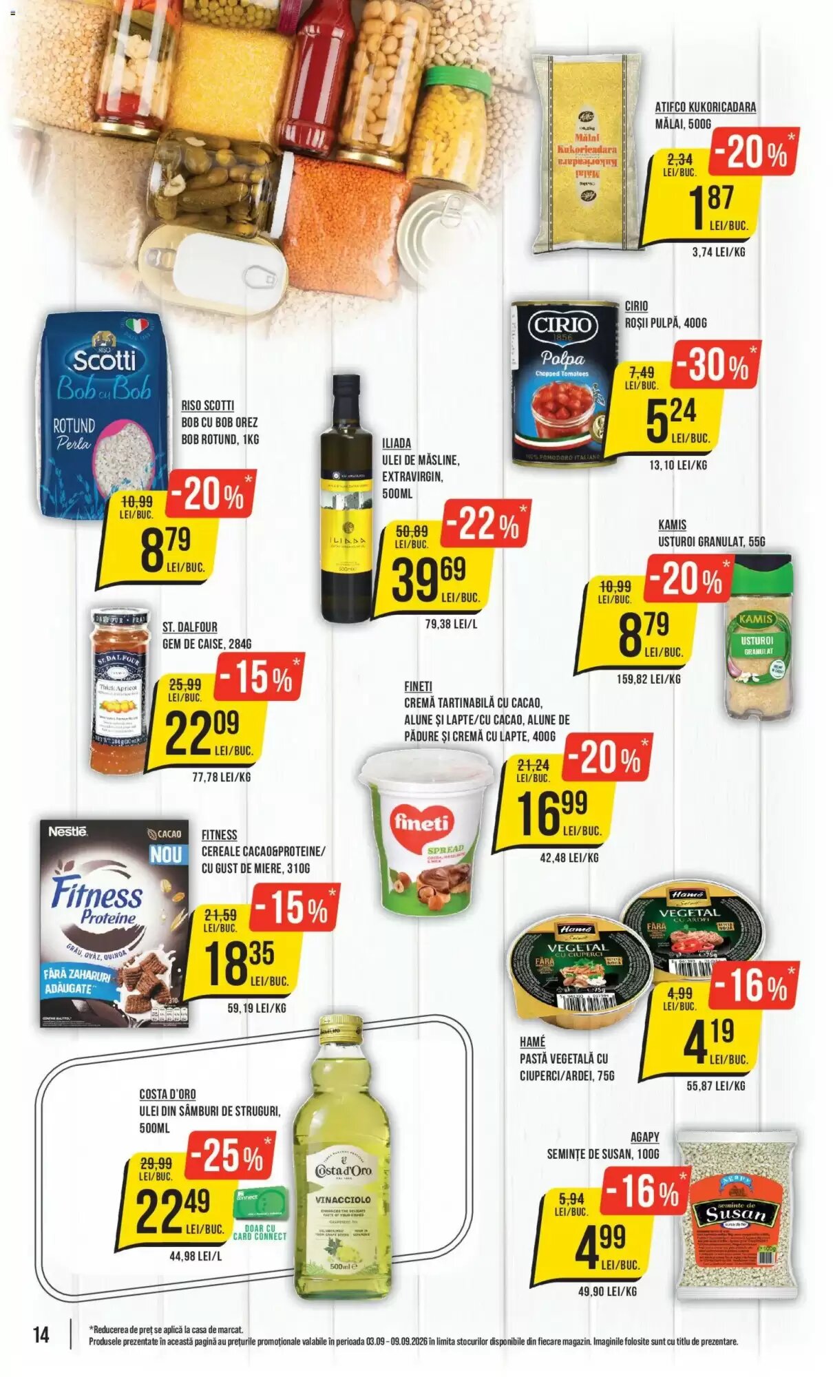 Catalogul cu oferte Mega Image valabil de la 03.09.2026 - Pagina 14.