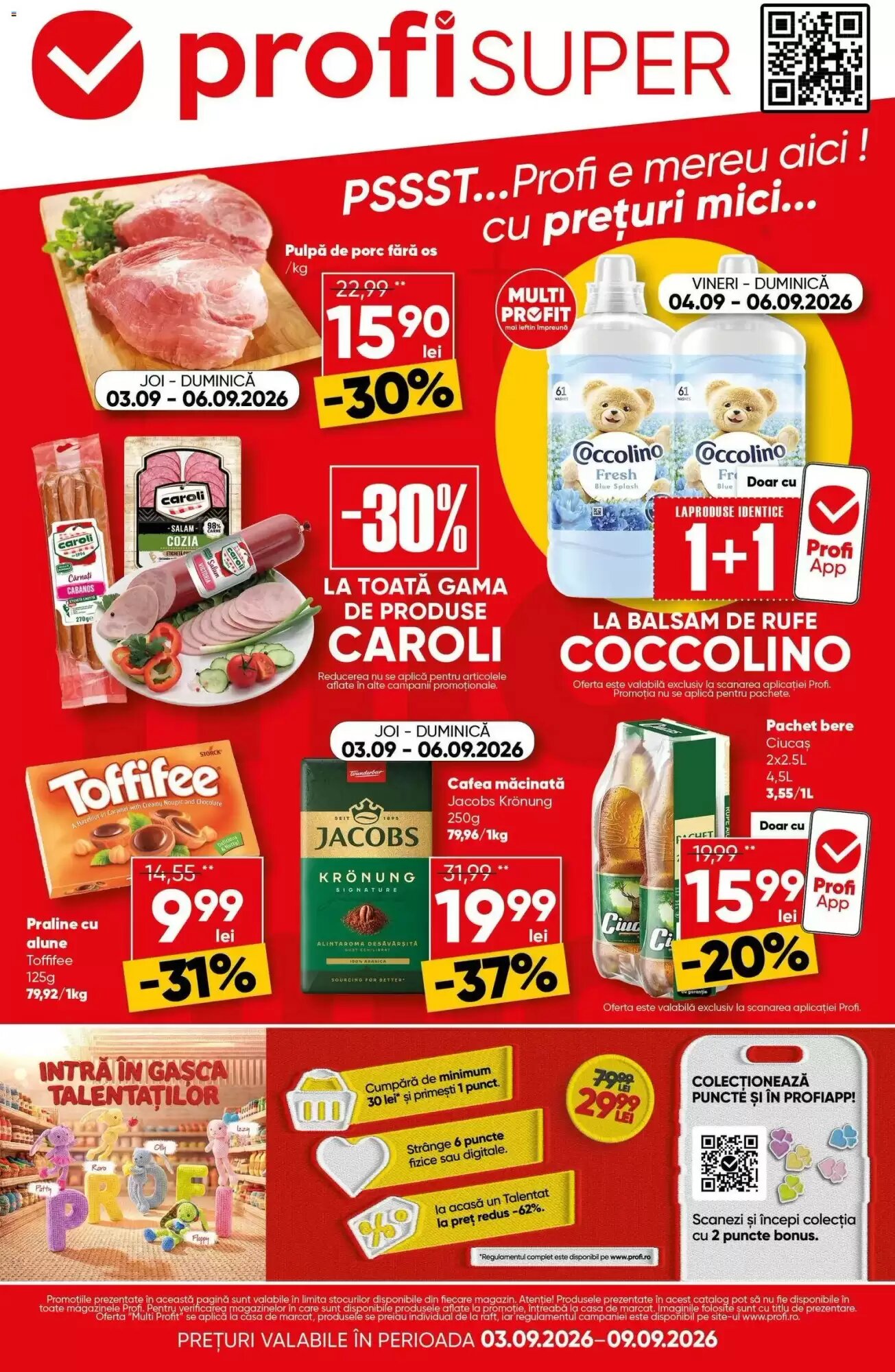 Catalogul cu oferte PROFI valabil de la 03.09.2026 - Pagina 1.