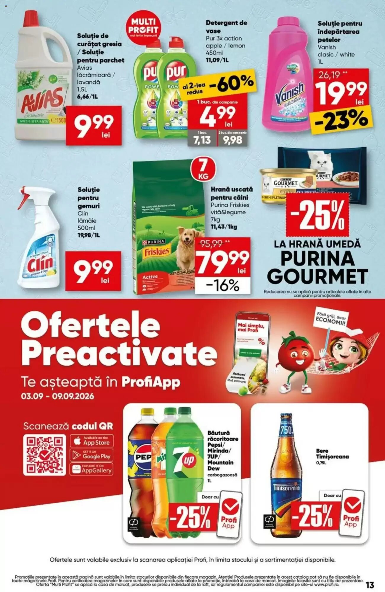 Catalogul cu oferte PROFI valabil de la 03.09.2026 - Pagina 13.