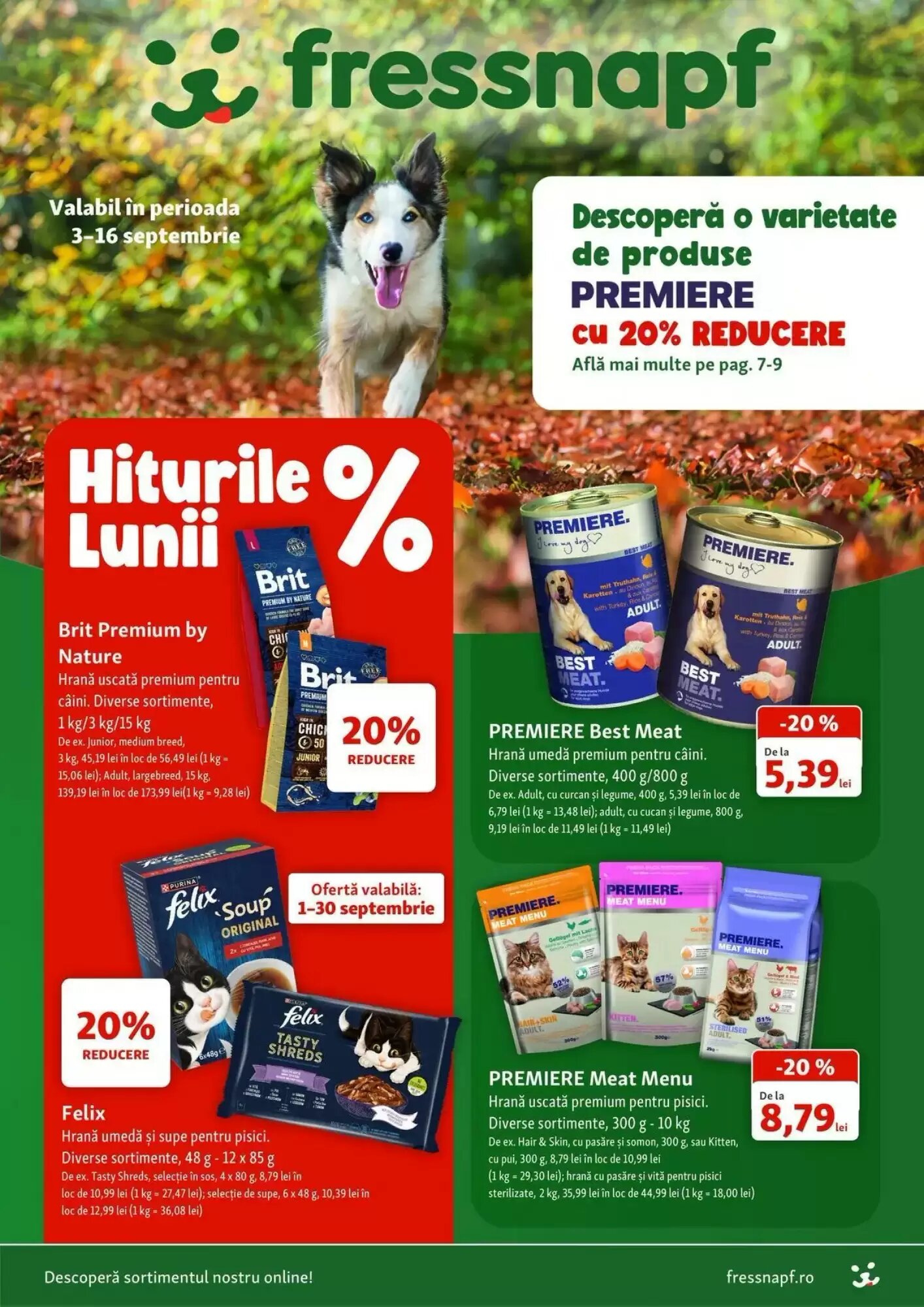 Catalogul cu oferte Fressnapf valabil de la 03.09.2026 - Pagina 1.