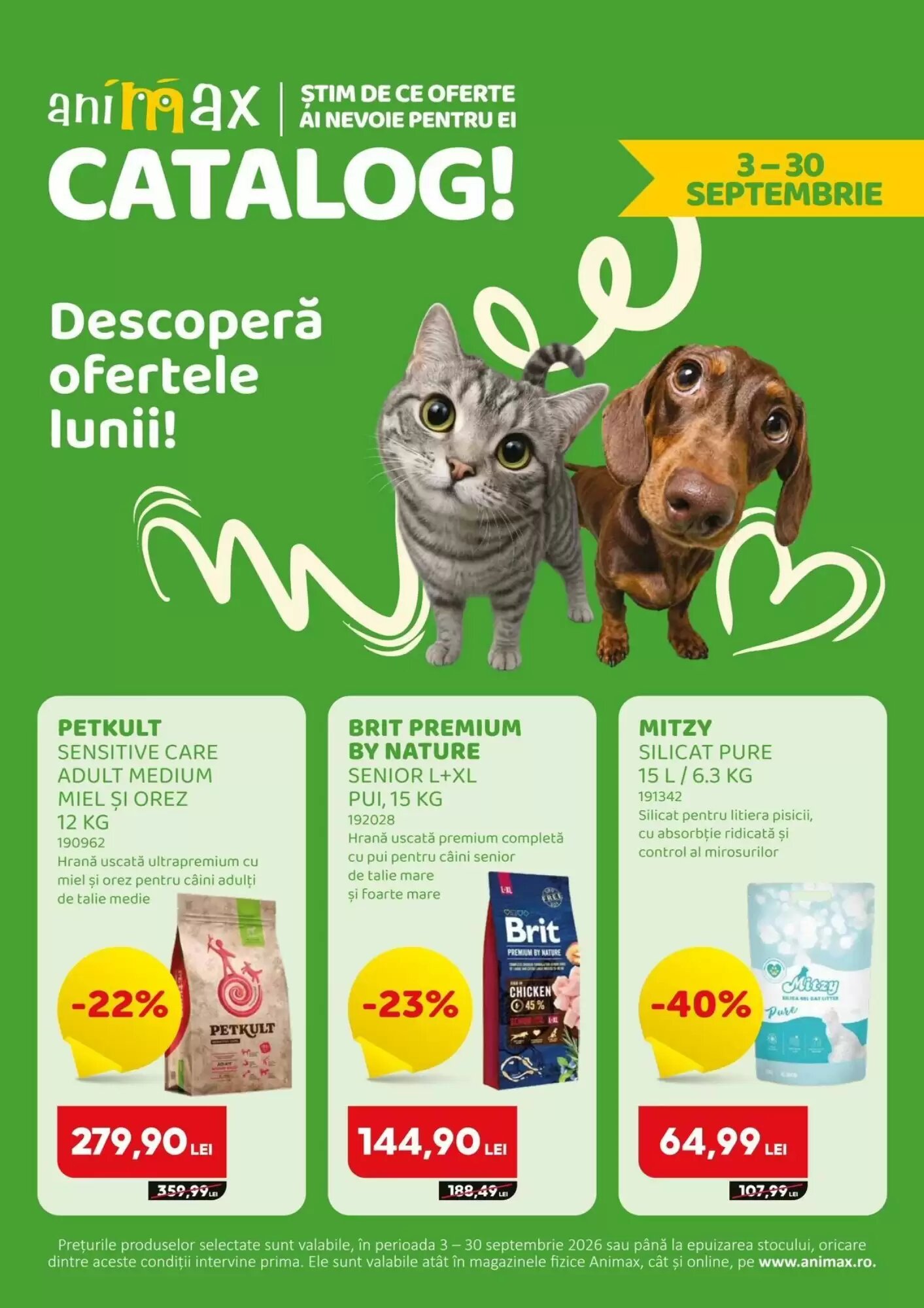 Catalogul cu oferte Animax valabil de la 03.09.2026 - Pagina 1.