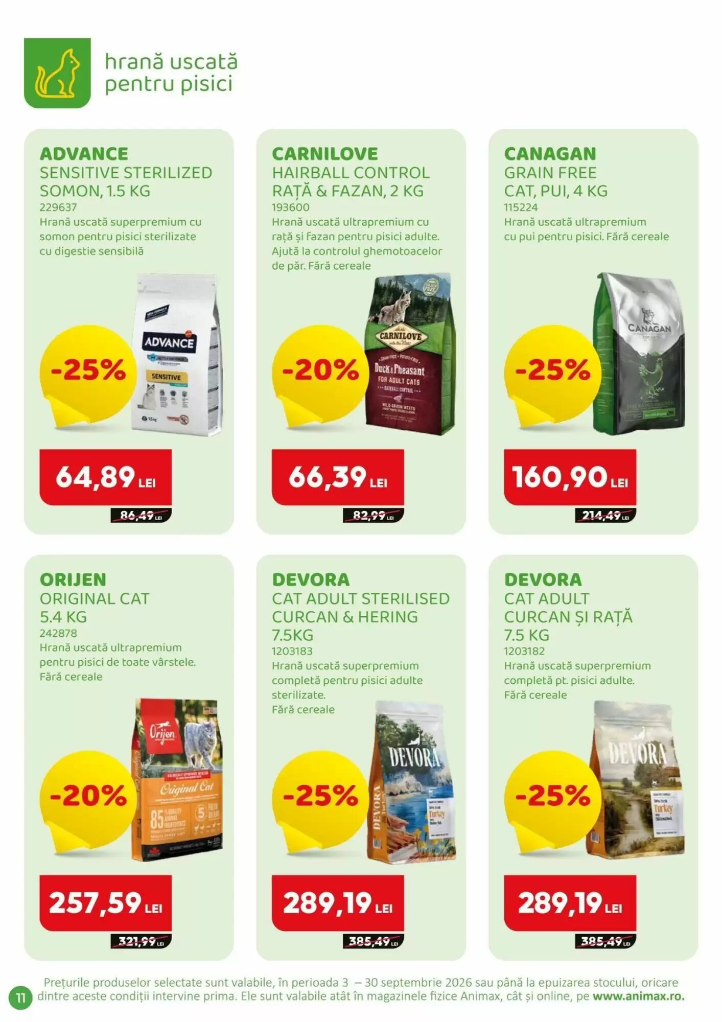 Catalogul cu oferte Animax valabil de la 03.09.2026 - Pagina 11.