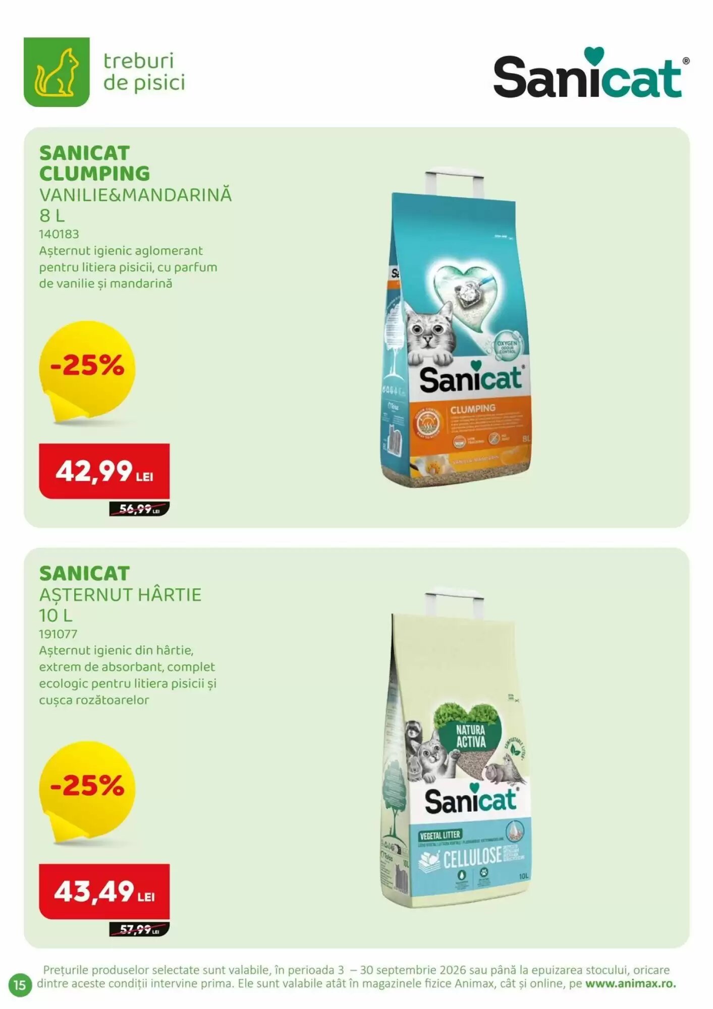 Catalogul cu oferte Animax valabil de la 03.09.2026 - Pagina 16.