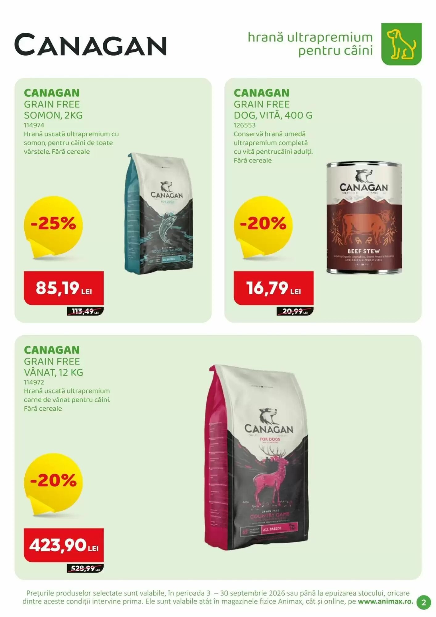 Catalogul cu oferte Animax valabil de la 03.09.2026 - Pagina 3.