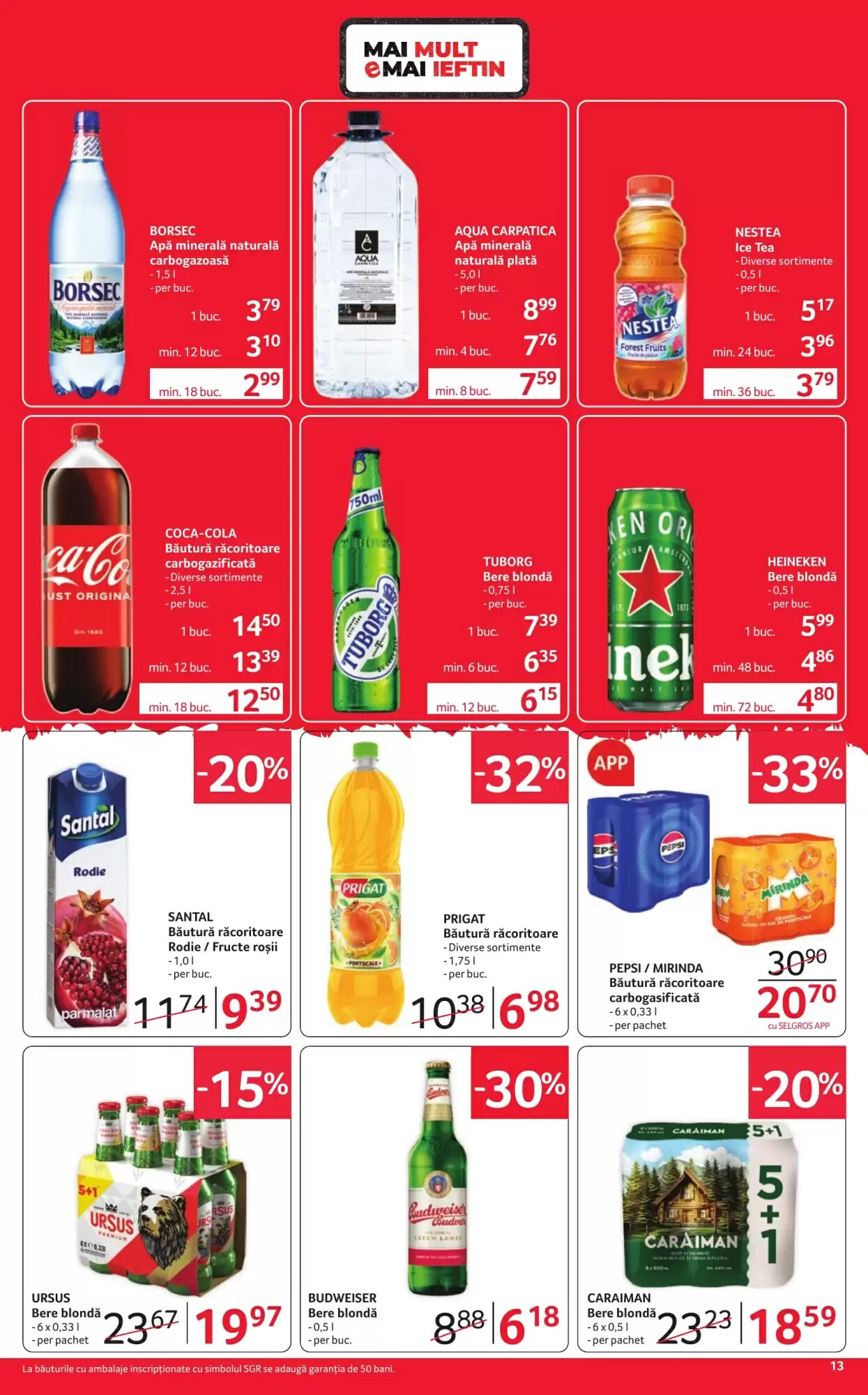 Catalogul cu oferte Selgros valabil de la 04.09.2026 - Pagina 13.