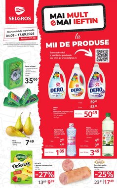 Catalogul cu oferte Selgros valabil de la 04.09.2026
