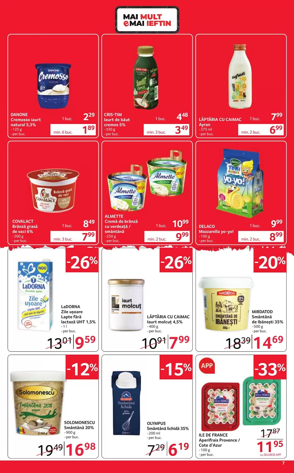 Catalogul cu oferte Selgros valabil de la 04.09.2026 - Pagina 7.
