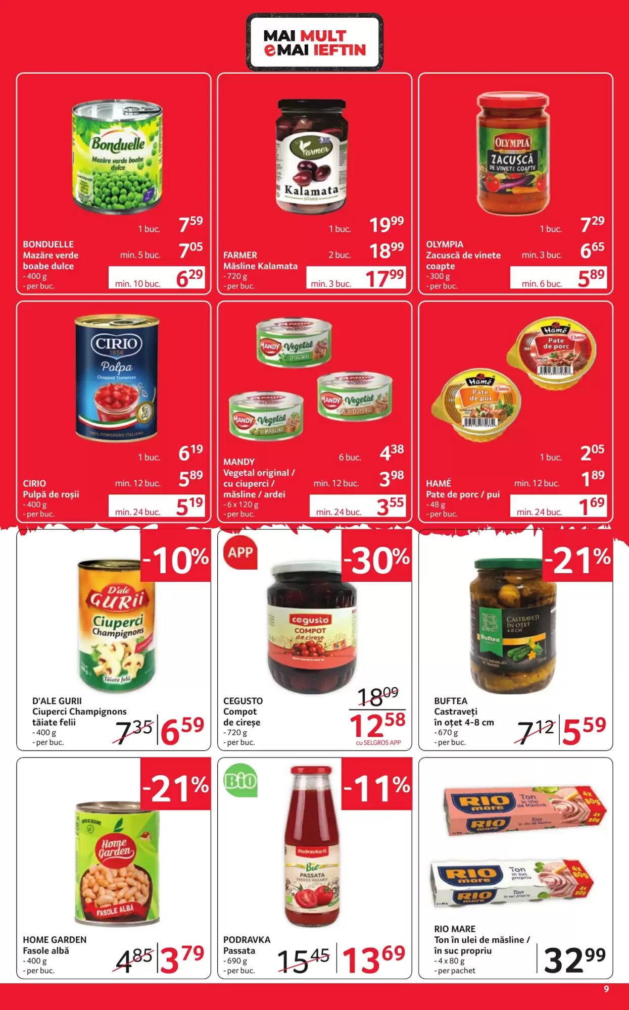 Catalogul cu oferte Selgros valabil de la 04.09.2026 - Pagina 9.
