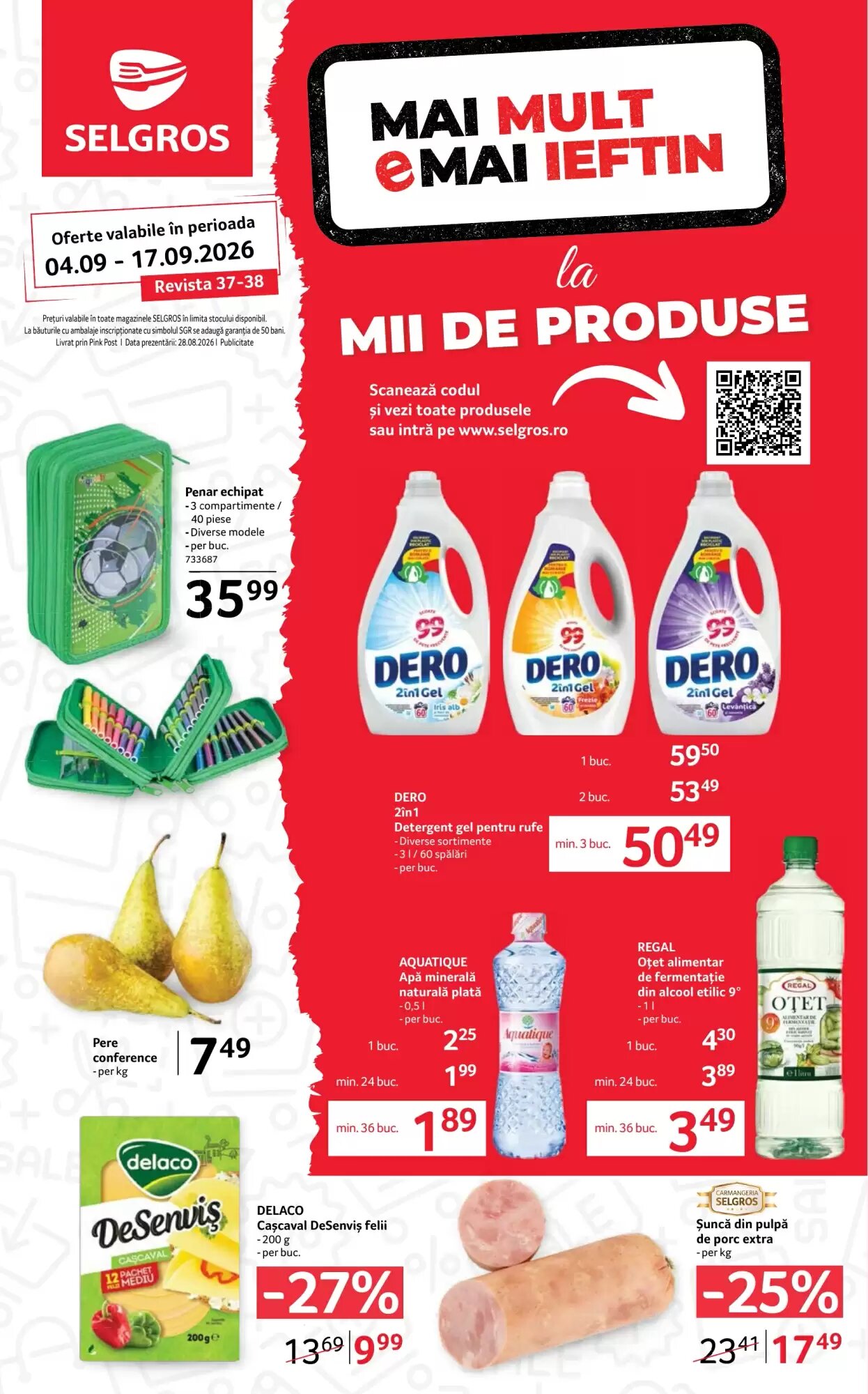 Catalogul cu oferte Selgros valabil de la 04.09.2026 - Pagina 1.