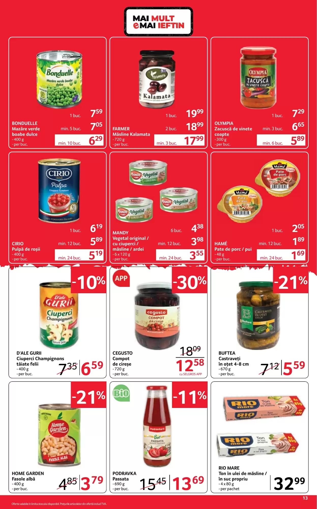 Catalogul cu oferte Selgros valabil de la 04.09.2026 - Pagina 13.