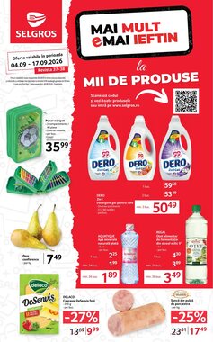 Catalogul cu oferte Selgros valabil de la 04.09.2026