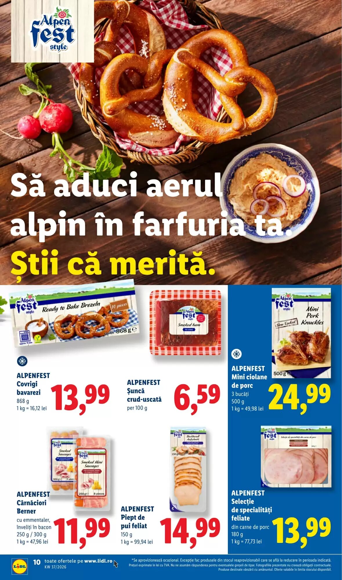 Catalogul cu oferte Lidl valabil de la 07.09.2026 - Pagina 10.