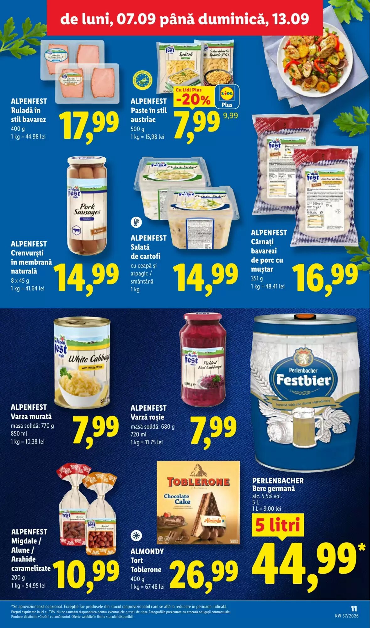 Catalogul cu oferte Lidl valabil de la 07.09.2026 - Pagina 11.