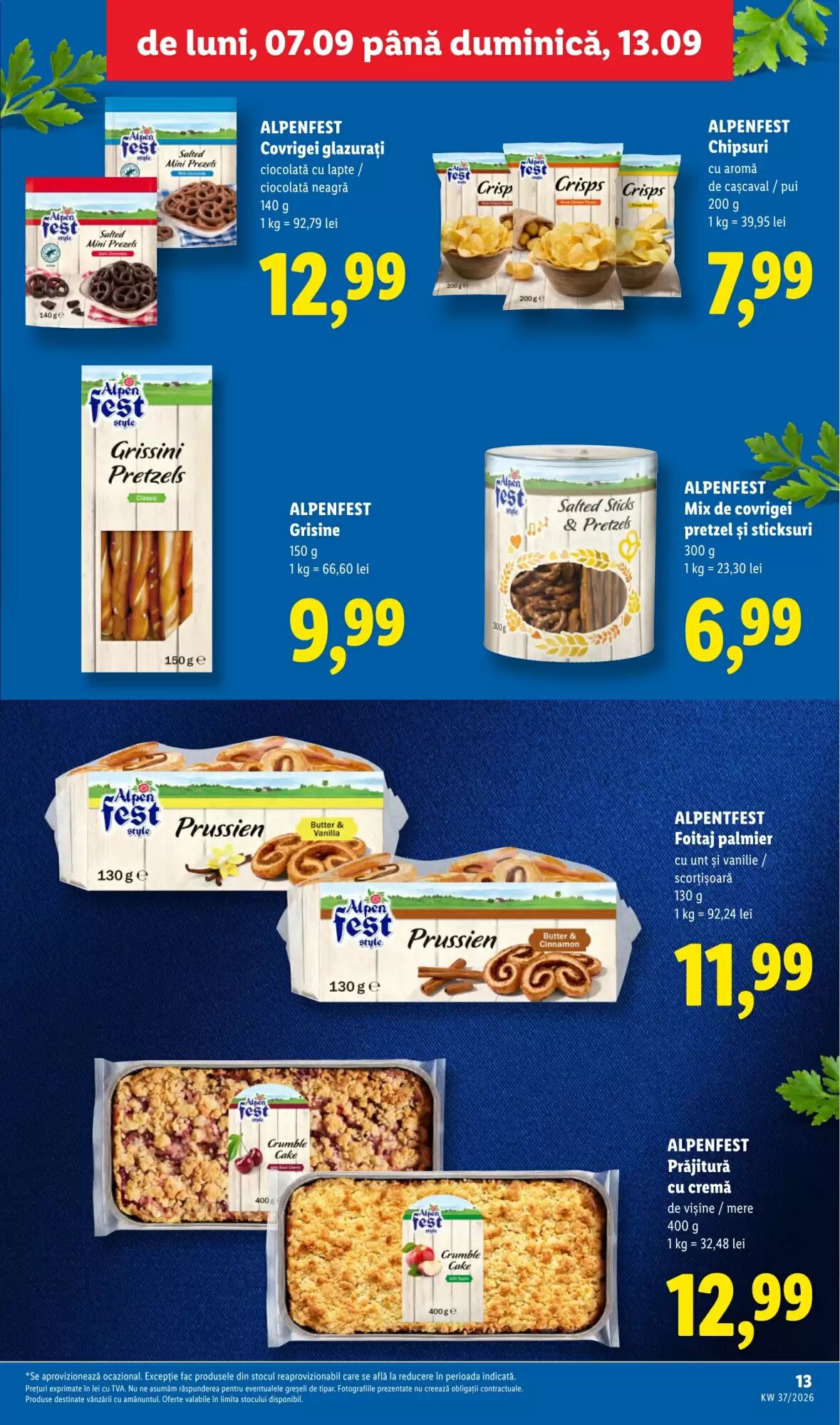 Catalogul cu oferte Lidl valabil de la 07.09.2026 - Pagina 13.