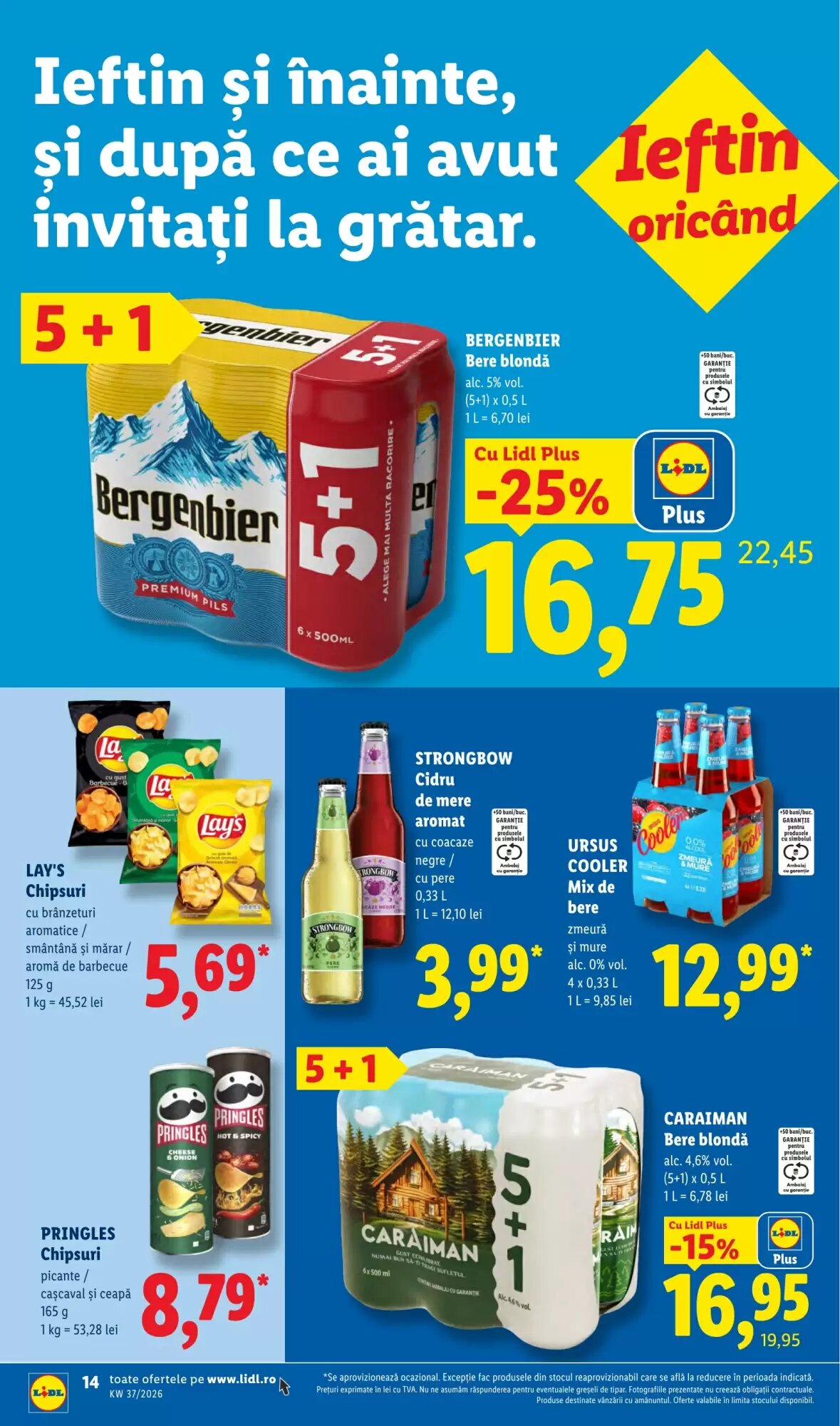 Catalogul cu oferte Lidl valabil de la 07.09.2026 - Pagina 14.