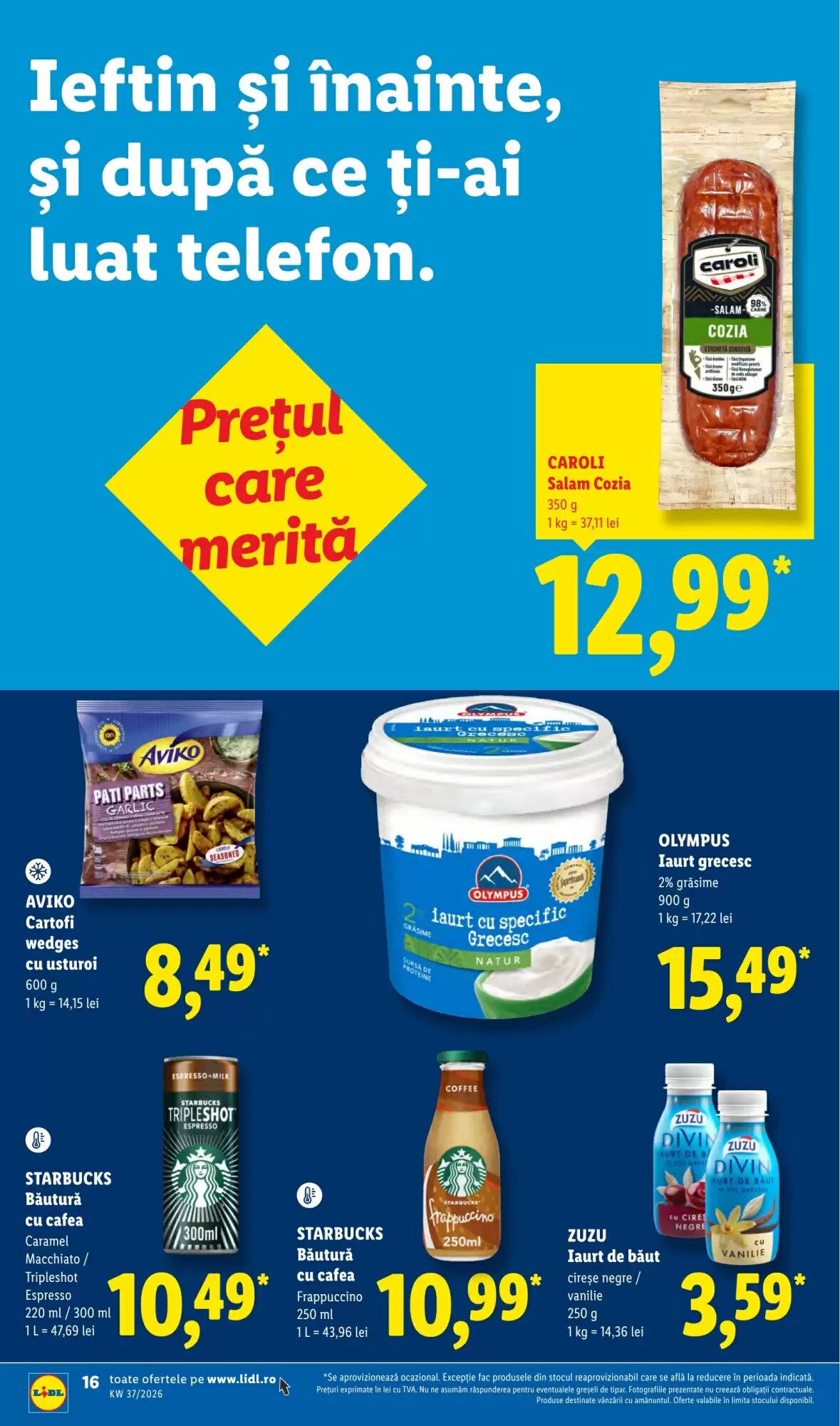 Catalogul cu oferte Lidl valabil de la 07.09.2026 - Pagina 16.