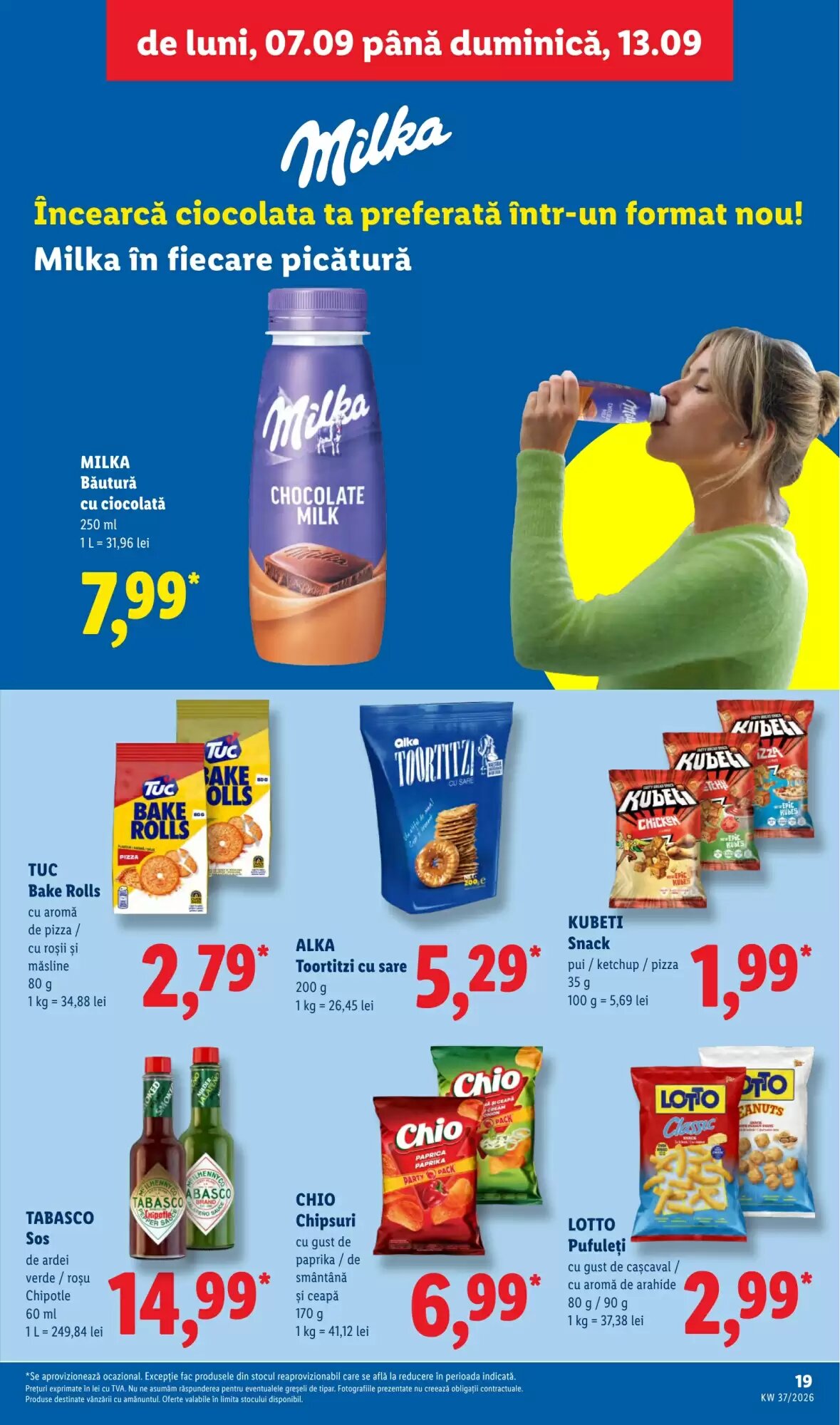 Catalogul cu oferte Lidl valabil de la 07.09.2026 - Pagina 19.