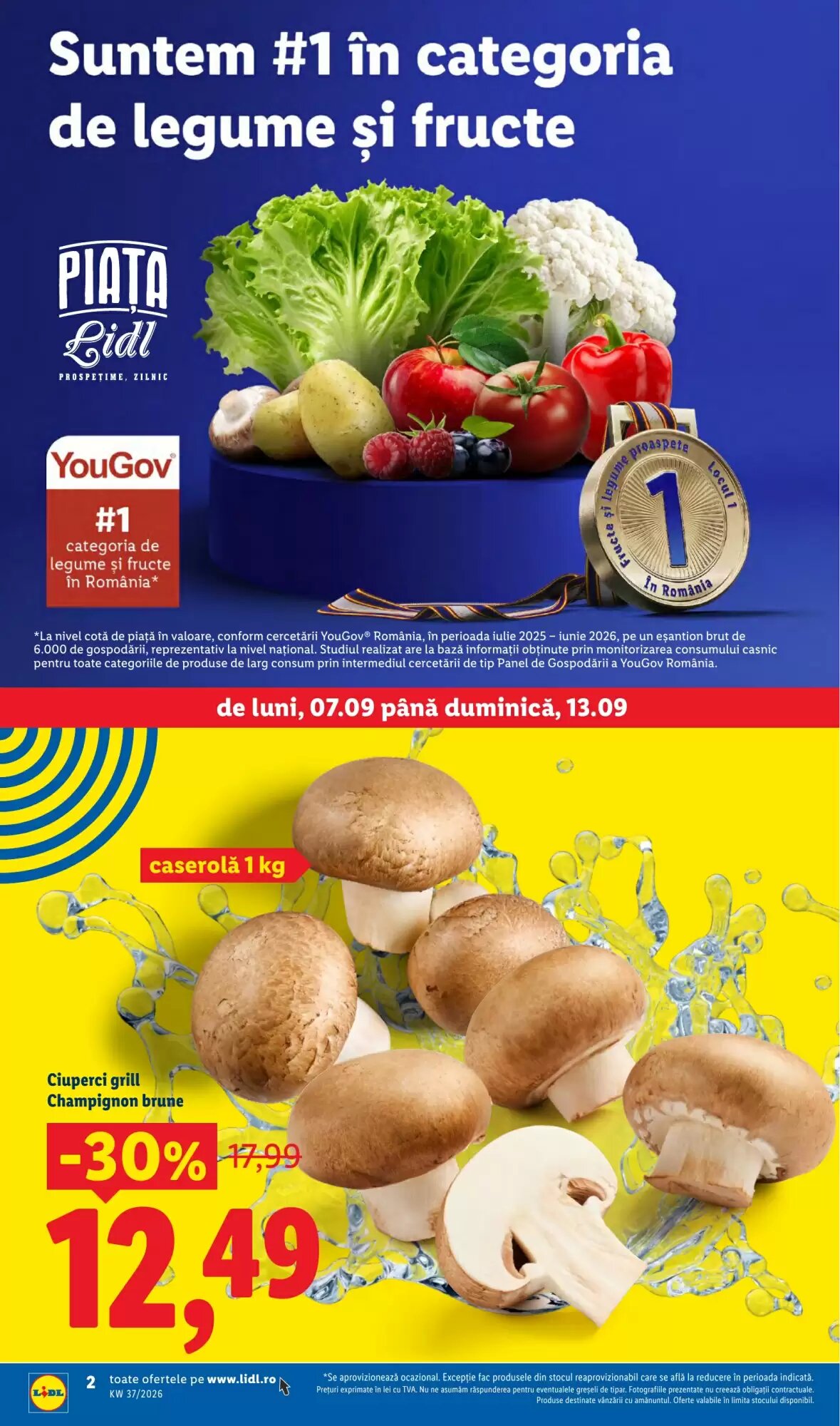 Catalogul cu oferte Lidl valabil de la 07.09.2026 - Pagina 2.