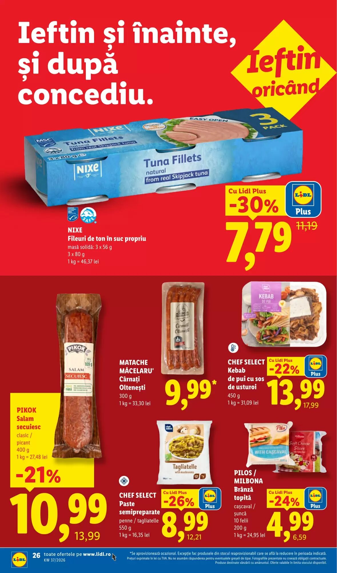 Catalogul cu oferte Lidl valabil de la 07.09.2026 - Pagina 26.