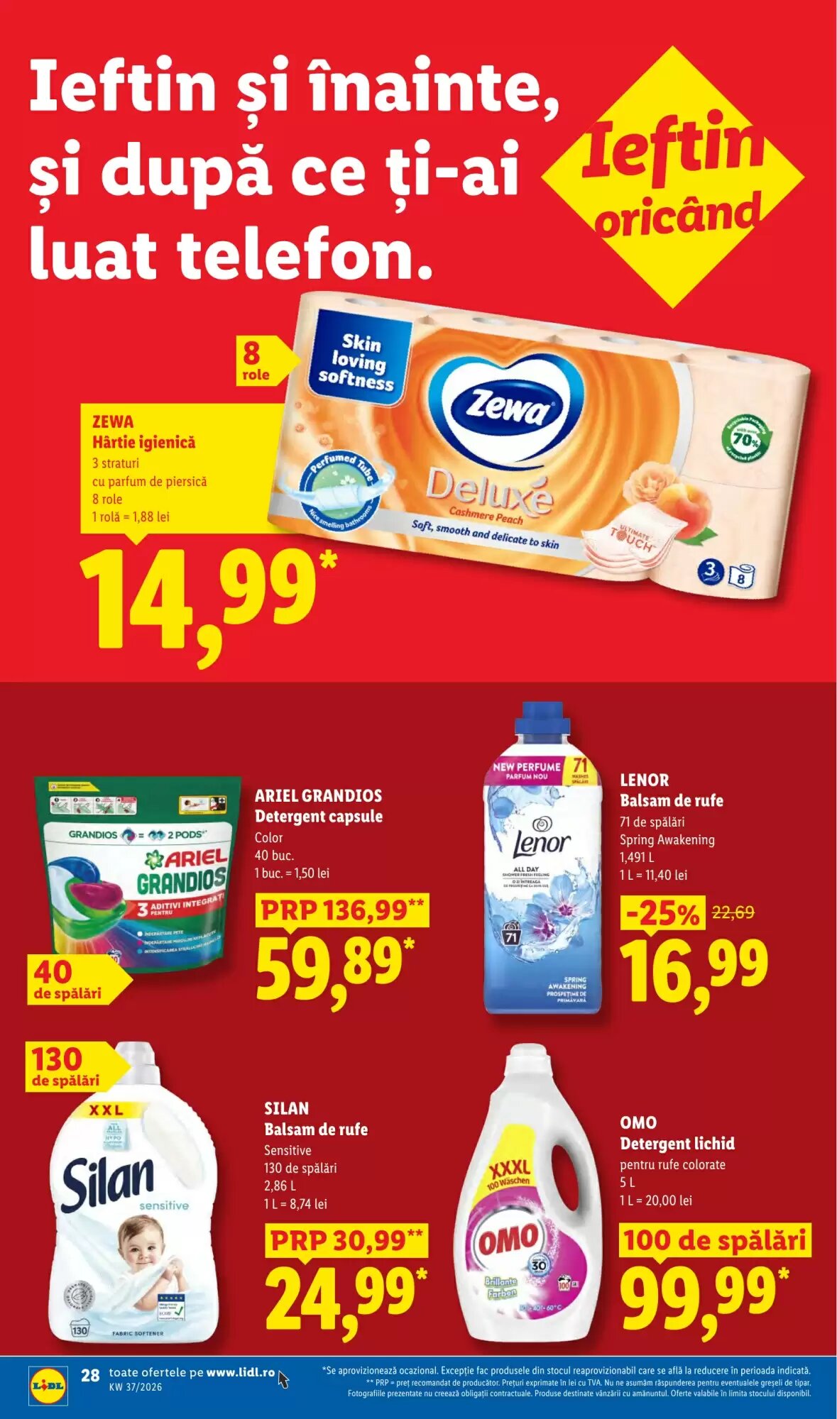 Catalogul cu oferte Lidl valabil de la 07.09.2026 - Pagina 28.