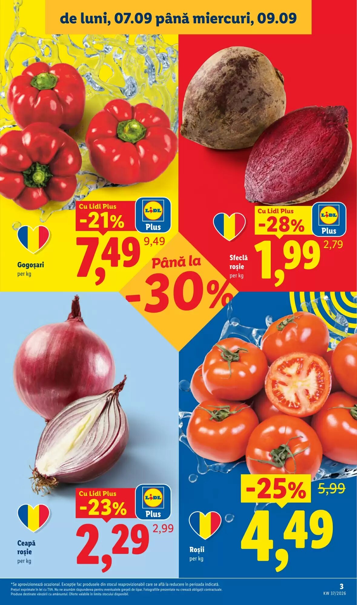 Catalogul cu oferte Lidl valabil de la 07.09.2026 - Pagina 3.