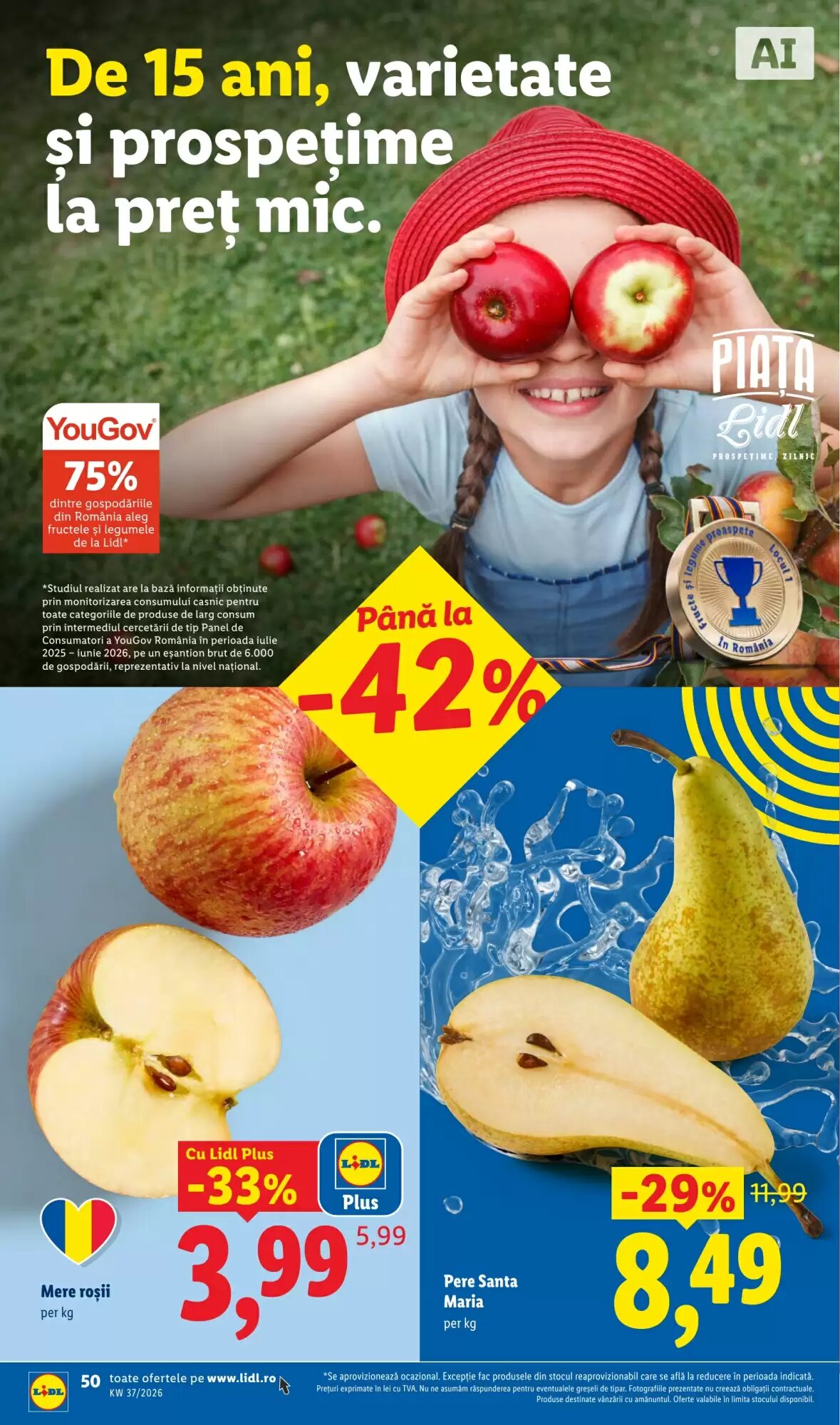 Catalogul cu oferte Lidl valabil de la 07.09.2026 - Pagina 50.