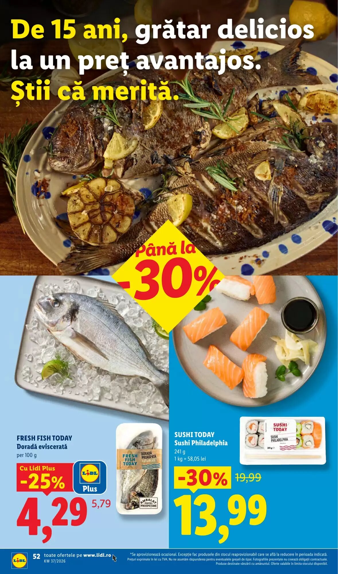 Catalogul cu oferte Lidl valabil de la 07.09.2026 - Pagina 52.