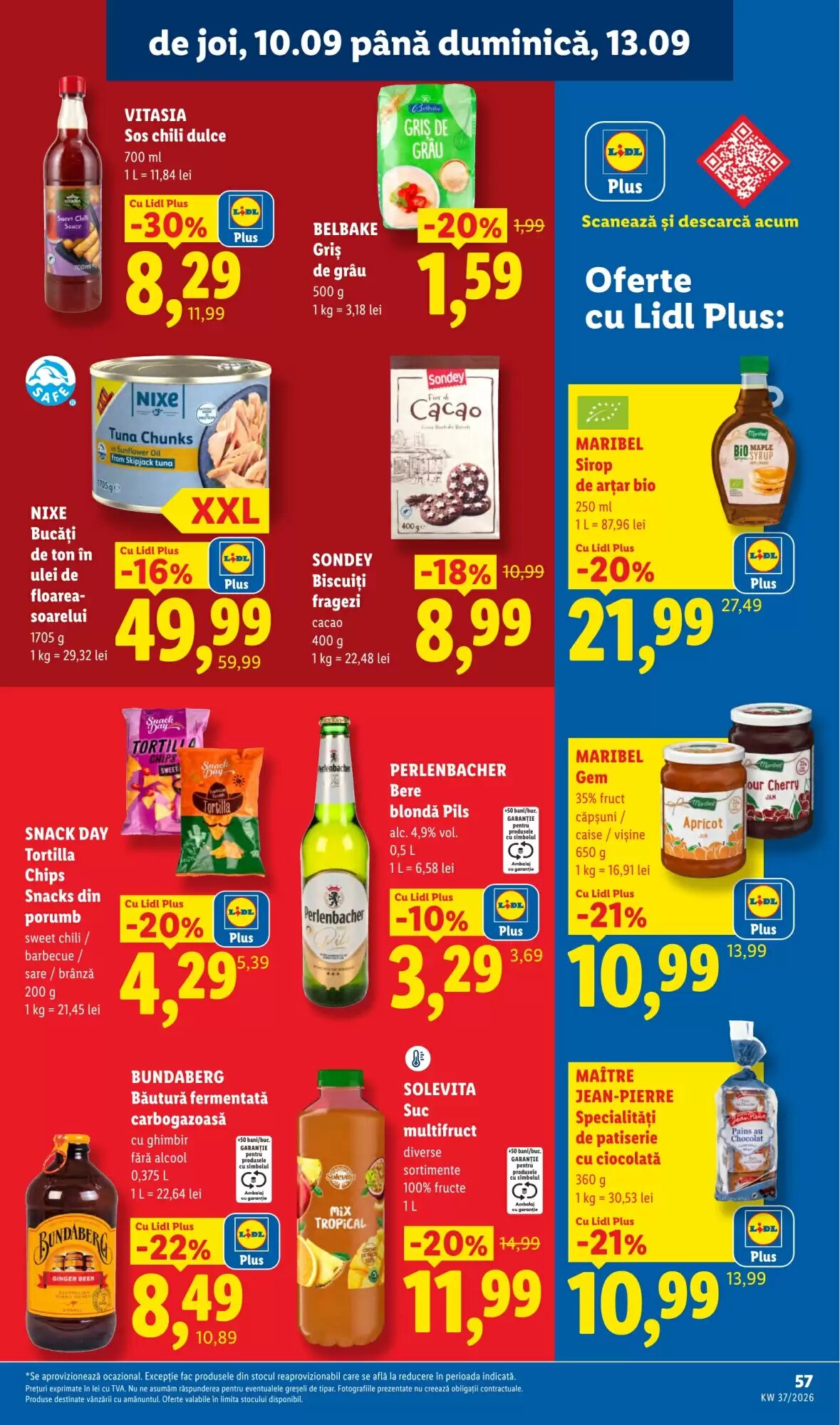 Catalogul cu oferte Lidl valabil de la 07.09.2026 - Pagina 57.