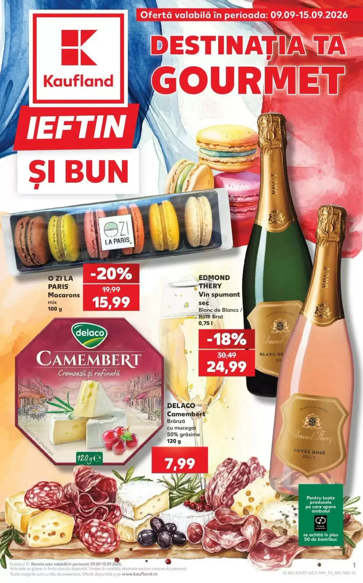 Catalogul cu oferte Kaufland valabil de la 09.09.2026 - Pagina 1.