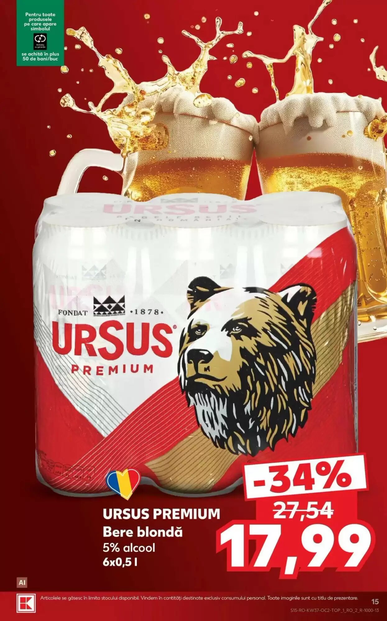 Catalogul cu oferte Kaufland valabil de la 09.09.2026 - Pagina 15.