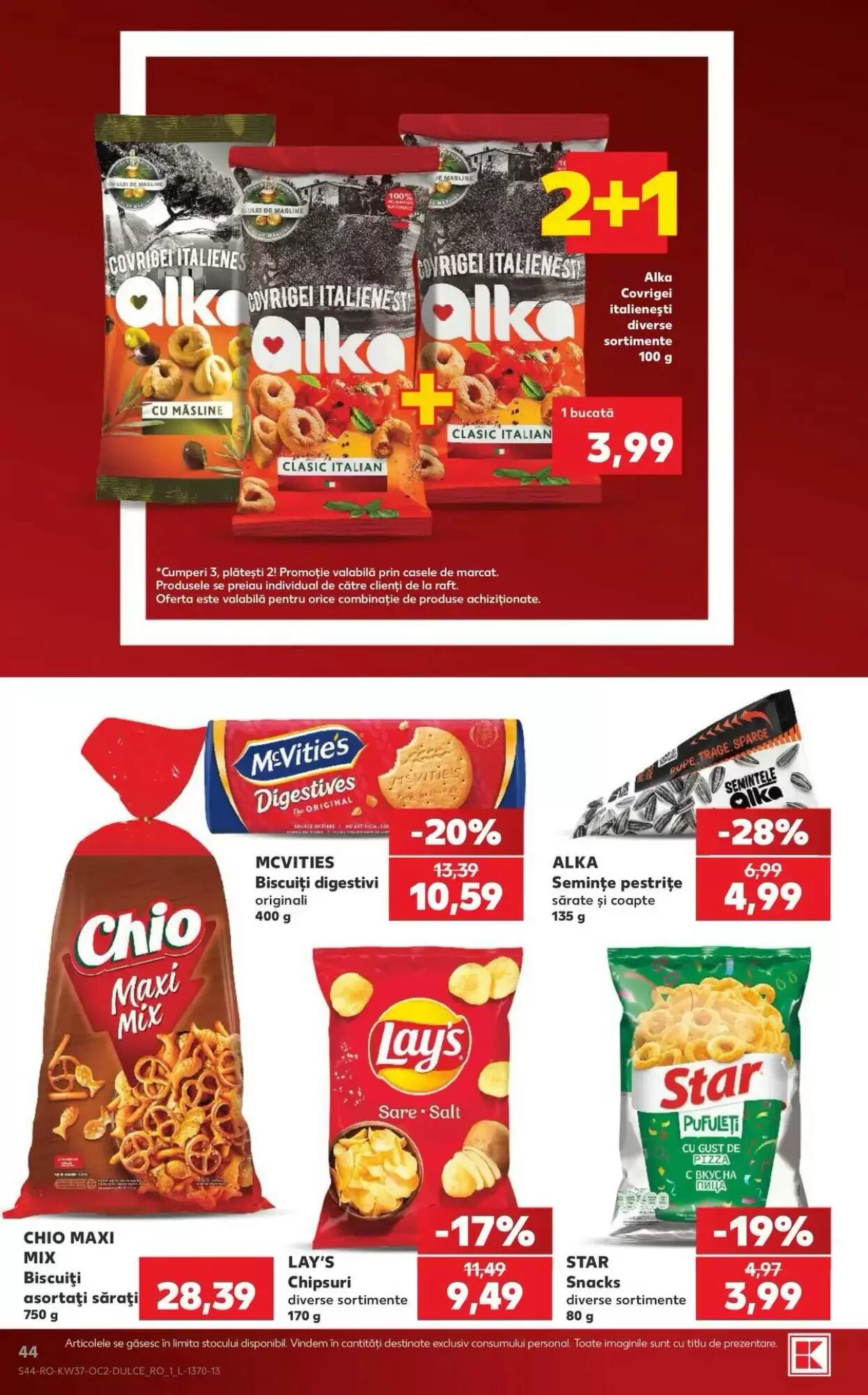 Catalogul cu oferte Kaufland valabil de la 09.09.2026 - Pagina 44.