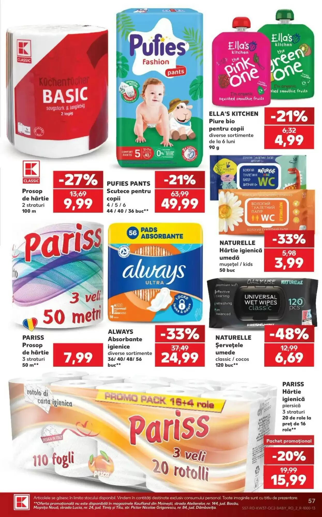 Catalogul cu oferte Kaufland valabil de la 09.09.2026 - Pagina 57.