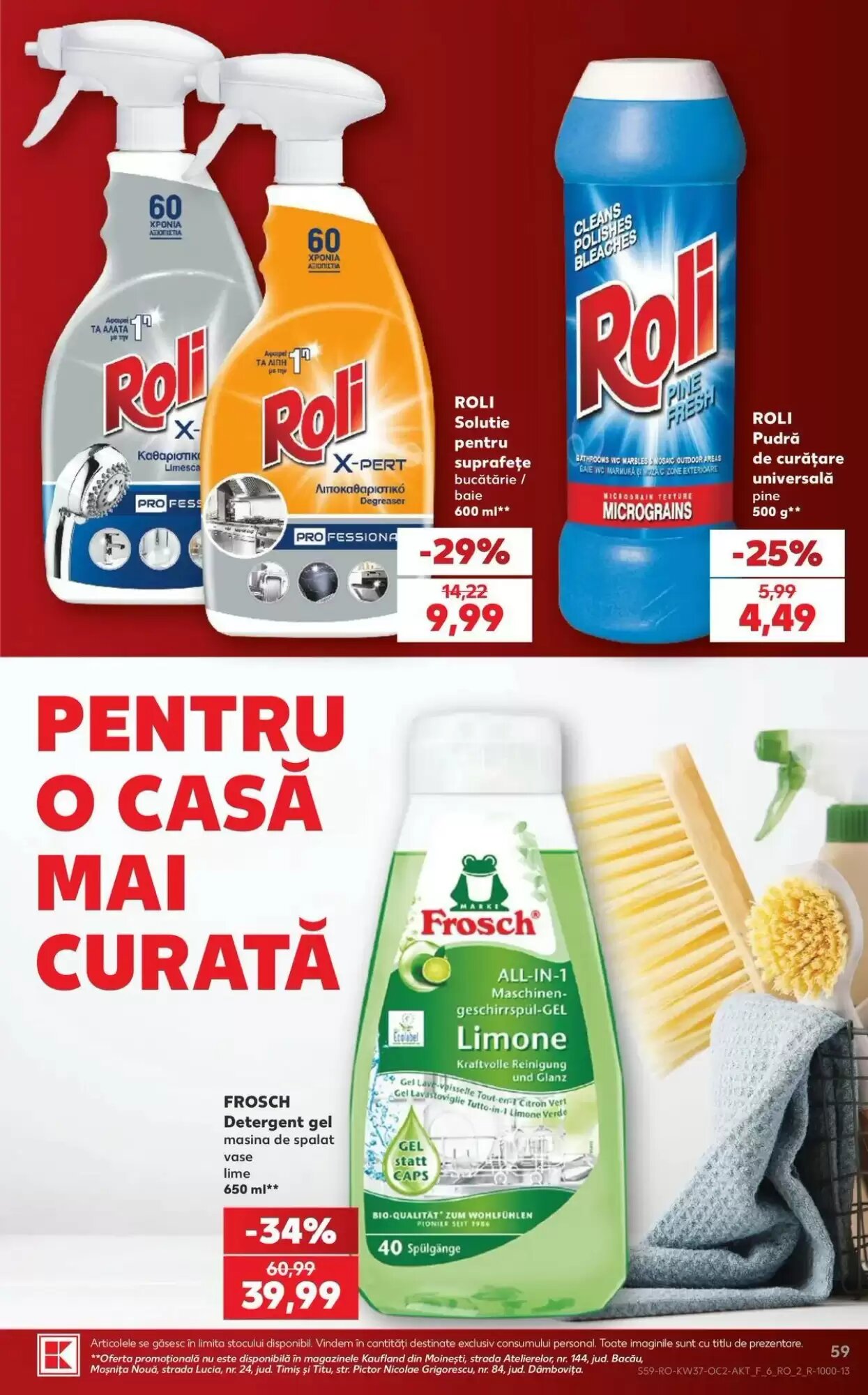 Catalogul cu oferte Kaufland valabil de la 09.09.2026 - Pagina 59.
