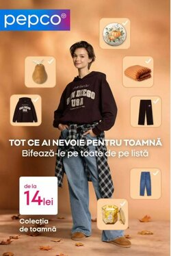 Catalogul cu oferte Pepco valabil de la 09.09.2026